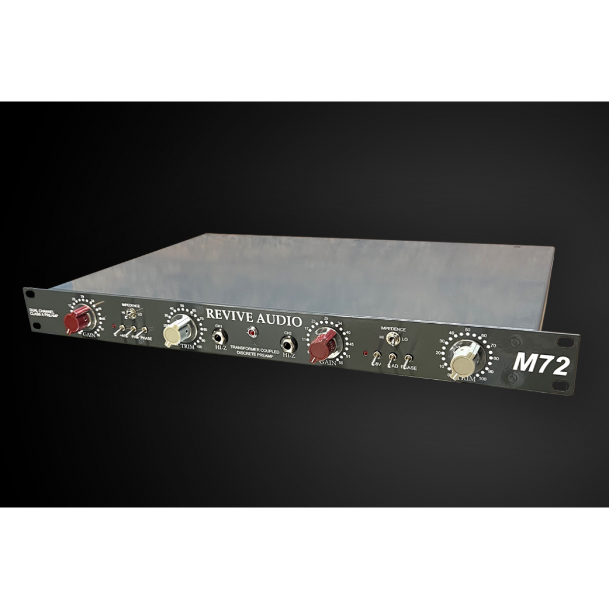 REVIVE AUDIO M72, 1272 NEVE STYLE DUAL CHANNEL MIC PREAMP
